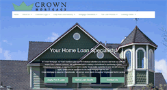 Desktop Screenshot of crownmortgage.com